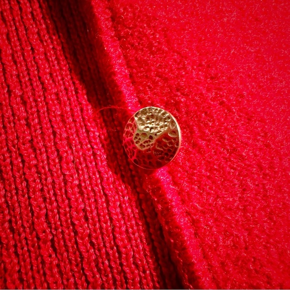 Geiger Made in Austria 100% Boiled Wool Braided Trim Lady Jacket in Cardinal Red - Picture 3 of 16